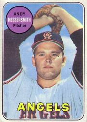 1969 Topps Baseball Cards      296     Andy Messersmith RC